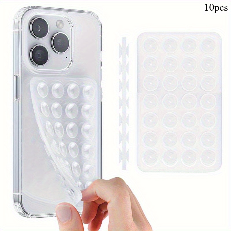 Phone Holder - 10 szt. Dwustronnych silikonowych uchwytów na