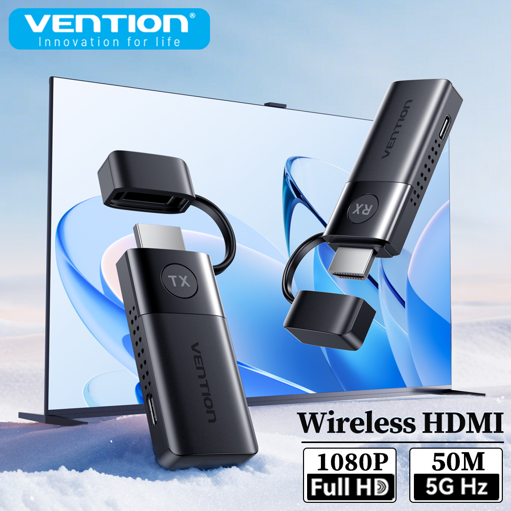 Hdmi Adapter - Bezprzewodowy nadajnik i odbiornik HDMI Vention