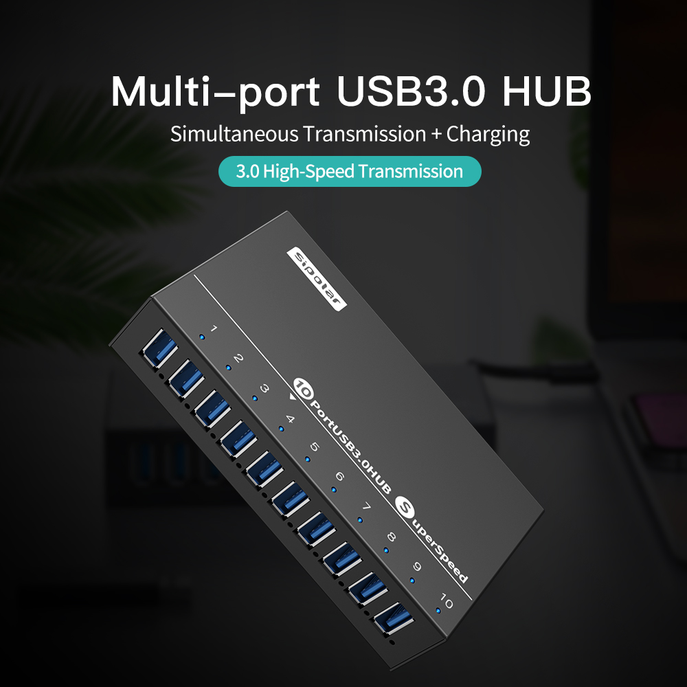 A103 Sipolar 10-portowy Hub US – Usb Hub recenzja i cena