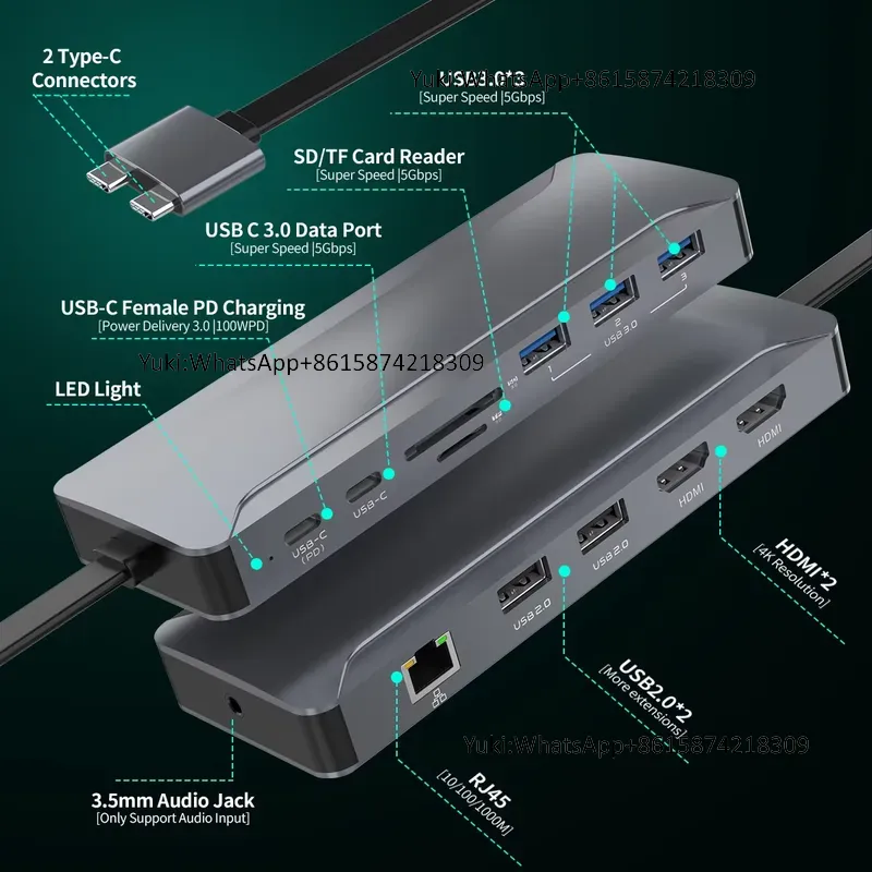 Popularna stacja dokująca z po – Usb Hub recenzja i cena