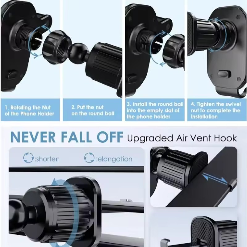 Uniwersalny uchwyt samochodowy – Phone Holder recenzja i cena