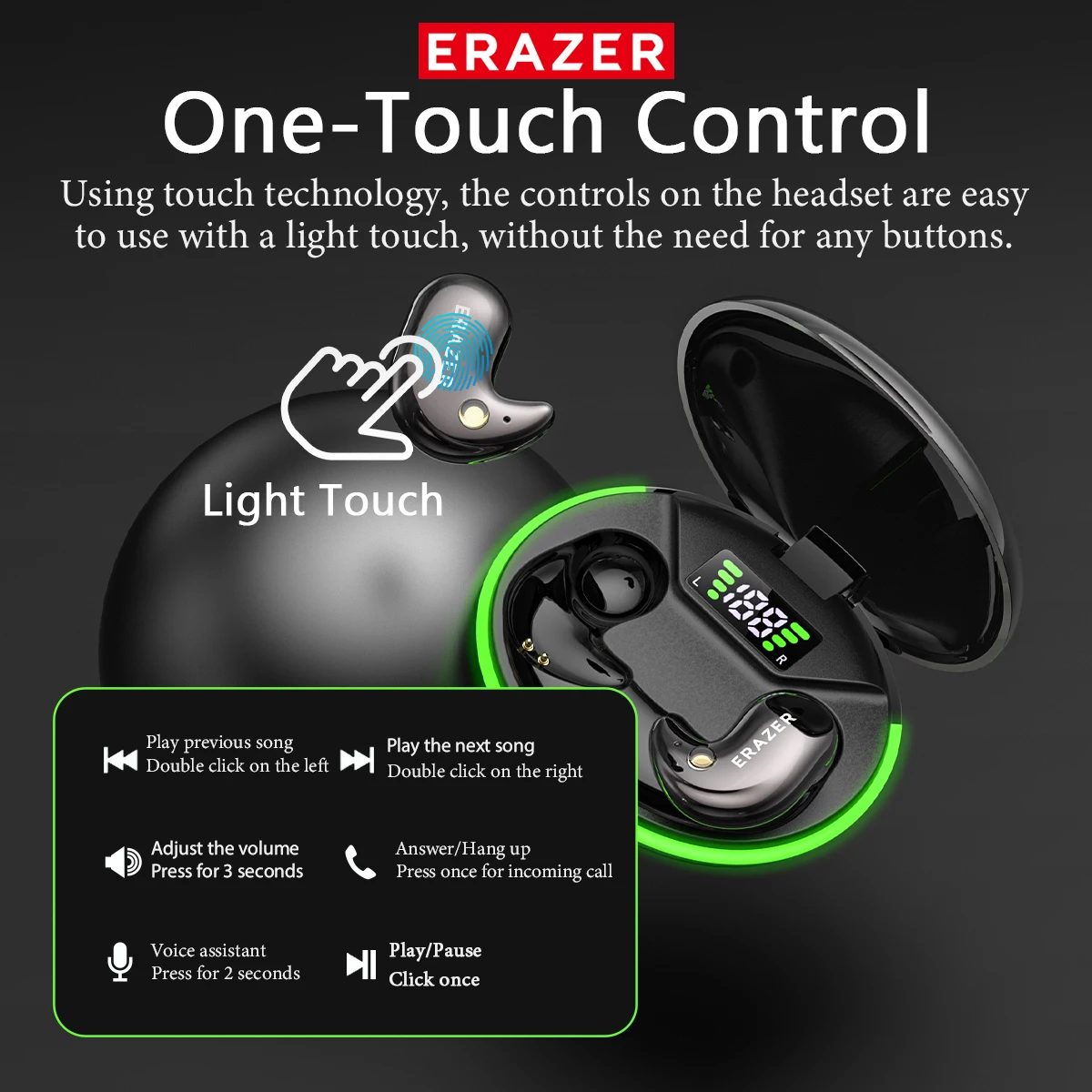 Słuchawki douszne Bluetooth EA – Wireless Charger recenzja i cena