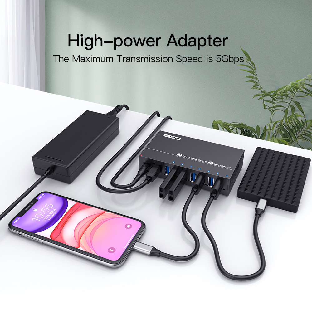 A173 7-portowy metalowy hub US – Usb Hub recenzja i cena
